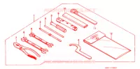 OUTIL pour Honda 250 NIGHTHAWK de 1993
