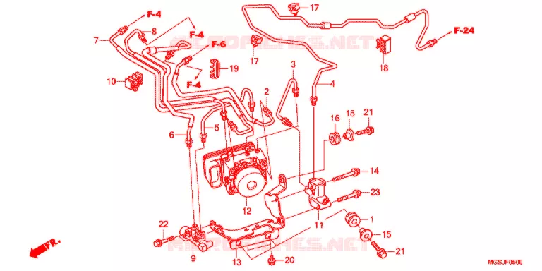 MODULATEUR ABS Honda MOTO 700 INTEGRA 2013  NC700DD