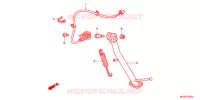 BEQUILLE LATERALE pour Honda NC 700 ABS de 2012