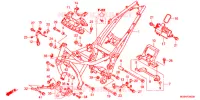 CADRE pour Honda NC 700 ABS de 2012
