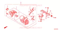 CORPS DE PAPILLON pour Honda NC 700 ABS de 2012