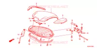 COUVERCLE DE COFFRE pour Honda NC 700 ABS de 2012