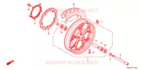 ROUE AVANT pour Honda NC 700 ABS de 2012