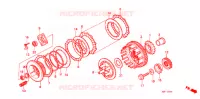EMBRAYAGE pour Honda STEED 400 VLX Flat bar handle, With speed warning light de 1988