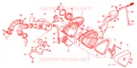 FILTRE A AIR pour Honda STEED 400 VLX Flat bar handle, With speed warning light de 1988