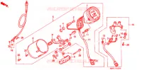 COMPTEUR pour Honda STEED 400 VSE Without speed warning light, Wide handle de 1997