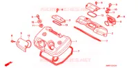 COUVRE CULASSE pour Honda STEED 400 VSE Without speed warning light, Wide handle de 1997