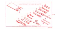 OUTIL pour Honda STEED 400 VSE Without speed warning light, Wide handle de 1997