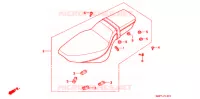 SELLE (2) pour Honda STEED 400 VSE Without speed warning light, Wide handle de 1997