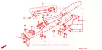 SILENCIEUX D'ECHAPPEMENT pour Honda STEED 400 VSE Without speed warning light, Wide handle de 1997