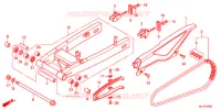 BRAS OSCILLANT pour Honda NC 700 X LOWER de 2013