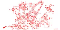 CADRE pour Honda NC 700 X LOWER de 2013