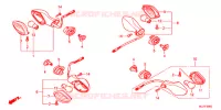 CLIGNOTANT pour Honda NC 700 X LOWER de 2013