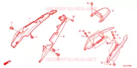 COUVERCLES LATERAUX pour Honda NC 700 X LOWER de 2013