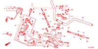 GUIDON   TE DE FOURCHE pour Honda NC 700 X LOWER de 2013
