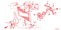 RADIATEUR pour Honda NC 700 X LOWER de 2013