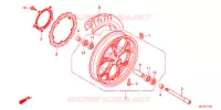 ROUE AVANT pour Honda NC 700 X LOWER de 2013