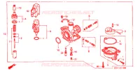 CARBURATEUR pour Honda 50 DIO FIT TYPE II de 1999