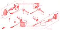CLIGNOTANT pour Honda NSR 250 SE RED RIMS de 1994