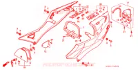 COUVERCLES LATERAUX pour Honda NSR 250 SE RED RIMS de 1994