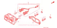 FEU ARRIERE pour Honda NSR 250 SE RED RIMS de 1994