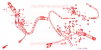 LEVIER DE GUIDON   CABLE   COMMODO pour Honda NSR 250 SE RED RIMS de 1994