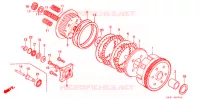 EMBRAYAGE pour Honda REBEL 250 de 1987