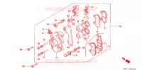 ETRIER DE FREIN AVANT pour Honda REBEL 250 de 1987