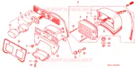 FEU ARRIERE pour Honda REBEL 250 de 1987