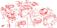 FILTRE A AIR pour Honda REBEL 250 de 1987