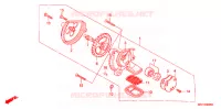 POMPE A HUILE pour Honda REBEL 250 de 1987