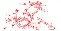 CADRE pour Honda LEAD 50 BLACK de 1998