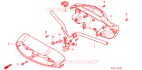 GUIDON   CARENAGE pour Honda LEAD 50 BLACK de 1998