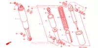 AMORTISSEUR ARRIERE pour Honda BENLY CD 50 de 1985
