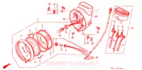 PHARE   COMPTEUR pour Honda BENLY CD 50 de 1985