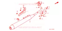 SILENCIEUX D'ECHAPPEMENT pour Honda BENLY CD 50 de 1985