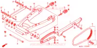 BRAS OSCILLANT pour Honda CB 400 SUPER FOUR VTEC WITH STRIPE de 1999