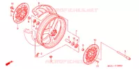 ROUE AVANT pour Honda CB 400 SUPER FOUR VTEC WITH STRIPE de 1999