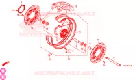 ROUE AVANT pour Honda X ADV 750 L de 2019