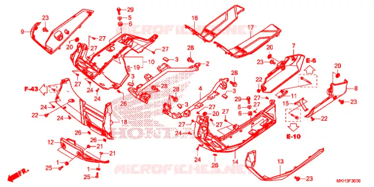 MARCHE PIEDS Honda MOTO 750 ADV 2019  ADV750LK