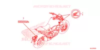 AUTOCOLLANTS pour Honda CB 1000 R ABS de 2019