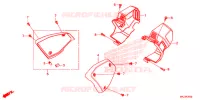 COUVERCLE LATERAL pour Honda CB 1000 R ABS de 2019