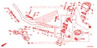 GUIDON   TE DE FOURCHE pour Honda CB 1000 R ABS de 2019