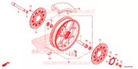 ROUE AVANT pour Honda CB 1000 R ABS de 2019