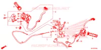 LEVIER DE GUIDON   CABLE   COMMODO pour Honda CBR 1000 ABS de 2020