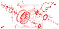 ROUE ARRIERE pour Honda CBR 1000 ABS de 2020