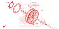 ROUE AVANT pour Honda CBR 500 R ABS de 2019