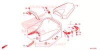 SELLE pour Honda CBR 500 R ABS de 2019