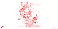 CORPS DE PAPILLON pour Honda GL 1800 GOLD WING TOUR DCT, NAVI, AIRBAG de 2019