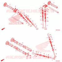 ARBRE A CAMES   SOUPAPE pour Honda CB 500 F ABS de 2019